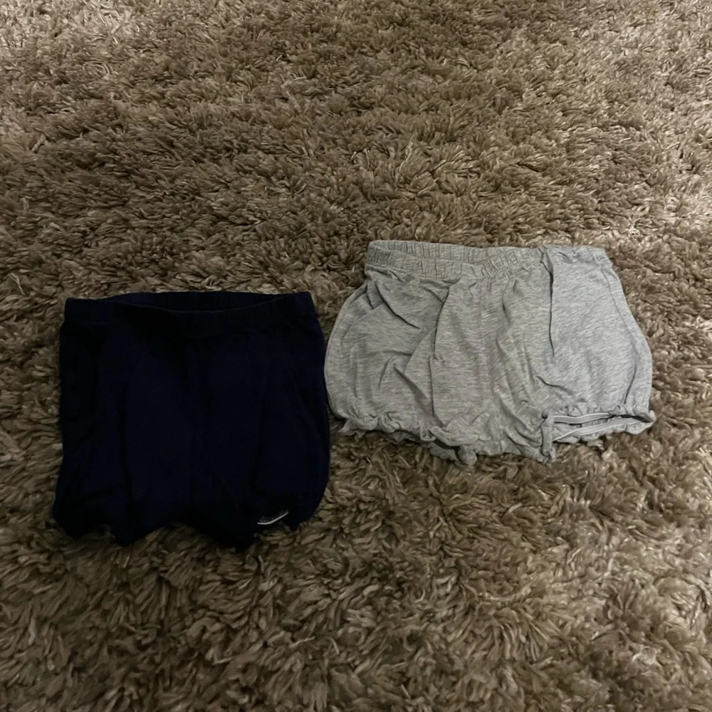 Carters set of two infant shorts, one with watermelon on the bottom